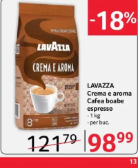 LAVAZZA Crema e aroma Cafea boabe espresso 1 kg