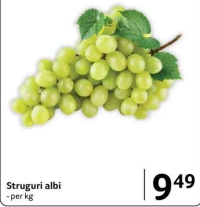 Struguri albi per kg