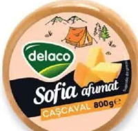 DELACO Cașcaval Sofia afumat 800g