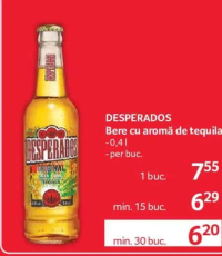 DESPERADOS Bere cu aromă de tequila - 0,4 l