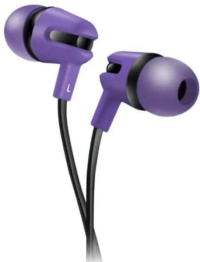 CANYON CASTI AUDIO IN-EAR SEP-4, MICROFON, CABLU PLAT ANTI-INCURCARE, MOV