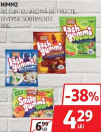 nimm2 Jeleuri cu Aromă de Fructe Diverse Sortimente 90g