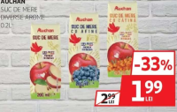 AUCHAN SUC DE MERE DIVERSE AROME 0.2L