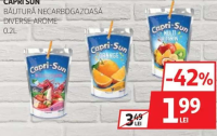 CAPRI SUN BĂUTURĂ NECARBOGAZOASĂ DIVERSE AROME 0.2L