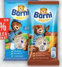 Barni Prăjitură cu lapte / cu cremă de ciocolată, 30g