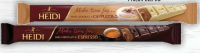 Heidi Baton de ciocolată amăruie cu cremă espresso / ciocolată albă cu cremă de cappuccino, 37g