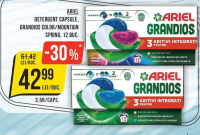 Ariel Detergent capsule, Grandios Color/Mountain Spring, 12 buc.