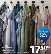 KRONBORG KARLSTAD prosop 100% bumbac 50x100 cm