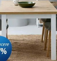 MARKSKEL masă Furnir decorativ. Incl. 1 extensie 90x150/193x75 cm