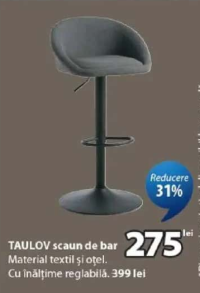 TAULOV scaun de bar