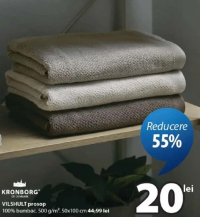 KRONBORG VILSHULT prosop 100% bumbac 50x100 cm