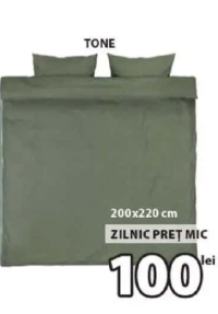 TONE lenjerie de pat 200x220 cm