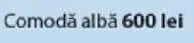 Comodă albă