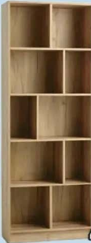 MOSBJERG bibliotecă 10 rafturi 70x191x30 cm
