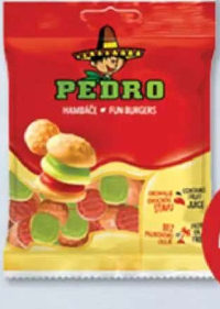 Pedro Bomboane Gumate în formă de burgeri 80g