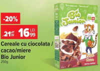Bio Junior Cereale cu ciocolata / cacao / miere 250 g