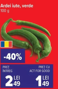 Ardei iute verde 100g