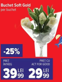 Buchet Soft Gold per buchet
