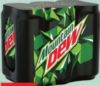 Mountain Dew clasic/struguri Băutură carbogazoasă 6 x 0.25 L