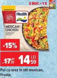 Frosta Pui cu orez în stil mexican 450 g
