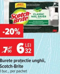 Scotch-Brite Burete protecție unghii 1 buc.