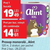 Alint Prosop monorolă 120 m 2 straturi
