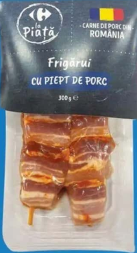 Carrefour la Piață Frigărui de porc 300 g