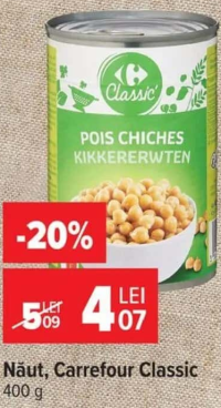 Carrefour Classic Năut 400 g