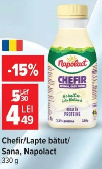 Napolact Chefir/Lapte bătut/Sana 330 g