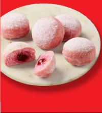 Mini gogoși fructe de pădure / ciocolată-alune / mere 25 g / 24 g