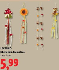 LIVARNO Ghirlandă decorativă 1 buc. / 1 set