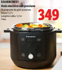 Silvercrest Oală electrică sub presiune 5,7 L