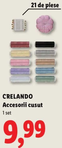 CRELANDO Accesorii cusut 21 de piese