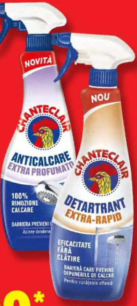 Chanteclair Soluție spray / Degresant anticalcar extraparfumat / extrarapid 625 ml