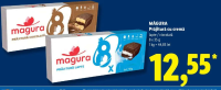 MĂGURA Prăjitură cu cremă lapte / ciocolată 8 x 35 g