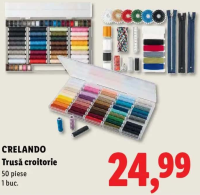 CRELANDO Trusă croitorie 50 piese