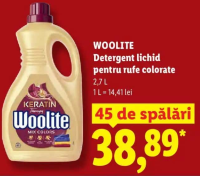 Woolite Detergent lichid pentru rufe colorate 2.7 L