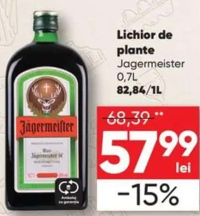 Jägermeister Lichior de plante 0.7L