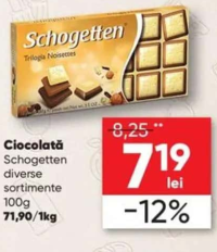 Schogetten Ciocolată diverse sortimente 100g