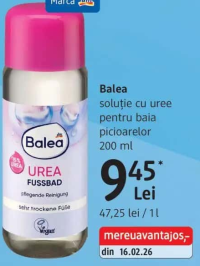Balea soluție cu uree pentru baia picioarelor 200 ml