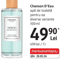 Chanson D'Eau apă de toaletă pentru ea diverse variante 100 ml