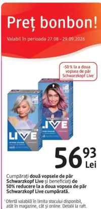 Schwarzkopf Live vopsea de păr