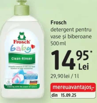 Frosch detergent pentru vase și biberoane 500 ml