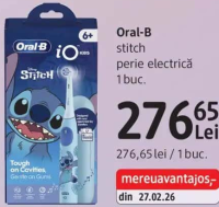 Oral-B stitch perie electrică 1 buc.