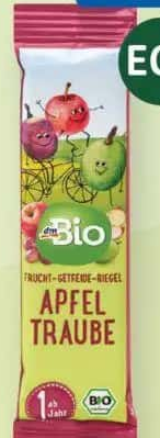 dmBio baton cu mere și struguri pentru bebeluși 12+ 1 buc.
