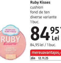 Ruby Kisses cushion fond de ten diverse variante 1 buc.