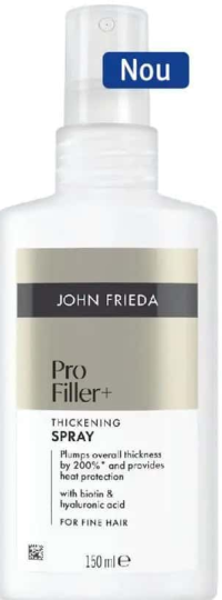John Frieda pro filler+ spray pentru densificarea părului fin 150 ml