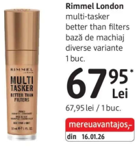 Rimmel London multi-tasker better than filters bază de machiaj diverse variante 1 buc.