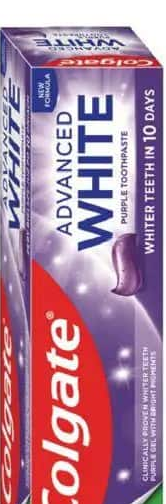Colgate pastă de dinți advanced white purple 75 ml