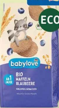 babylove vafe cu afine pentru bebeluși 12+ 1 buc.